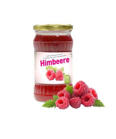 LCW - Fruit spread with fructose and sweeteners 340g glass raspberry