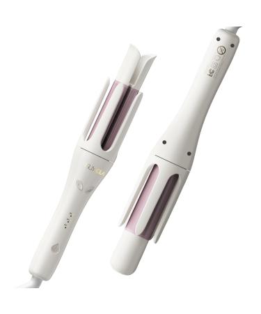 1 1/4 inch Automatic Curling Iron - 1.25 Inch Hair Curler Automatic Rotating Wand - Anti-Scald - Dual Voltage