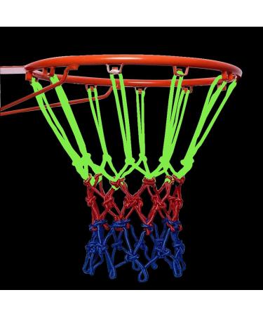 Otylzto Heavy Duty Basketball Net | Outdoor Portable Half Glow in Dark | 12 Loops | Professional Standard Size - Buy Online on SooperMarket.com