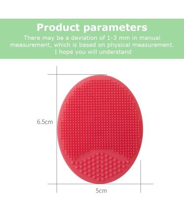 Zroven 4-Piece Silicone Face Brush Cleaning Pads - Acne Removal & Pore Cleanser Tool in Random Colors - Buy Online on SooperMarket.com