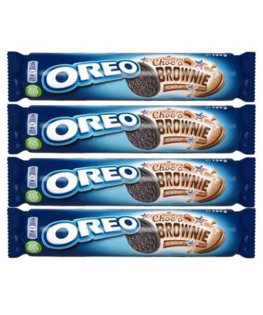 Chocolate Biscuit Bundle With Oreo Brownie Sandwich Biscuits 154g (4 Pack)