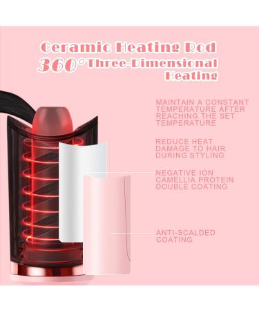 Automatic Curling Iron | Auto Hair Curler for Long Hair | Natural Curls Easy Use & Anti-Scald - Buy Online on SooperMarket.com