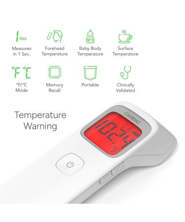QardioTemp 2 Bluetooth Non-Contact Forehead Thermometer - Fast & Accurate for Babies & Adults | FSA/HSA Eligible - Buy Online on SooperMarket.com