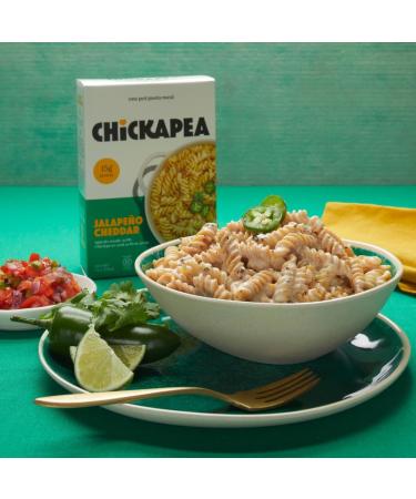 Chickapea One Pot Chickpea Pasta - White Cheddar with Jalapeno - 198g (Pack of 6) White Cheddar Jalapeno 198 g (Pack of 6) - Buy Online on SooperMarket.com