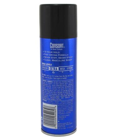 Consort For Men Hair Spray Extra Hold 8.30 oz (Pack of 3) - Buy Online on SooperMarket.com