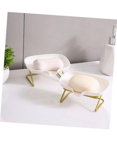 Anneome 1set Soap Drain Box Bar Soap Holder Travel Soap Holder Soap Drainer Soap Drip Kitchen Soap Rack Soap Case Ceramic Travel Container Sink Soap Holder Draining Soap Drain Rack Pp Tray - Buy Online on SooperMarket.com