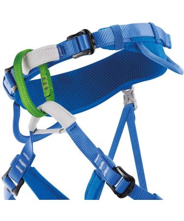 Petzl MACCHU Kids' Climbing Harness - Adjustable Seat Harness for Children Under 40kg - Blue (One Size) - Buy Online on SooperMarket.com