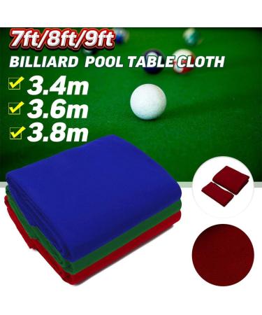 Pilarmuture Fast Speed Pool Table Cloth - Blue 8ft | Professional Durable Billiard Felt for 7/8/9 ft Tables - Buy Online on SooperMarket.com