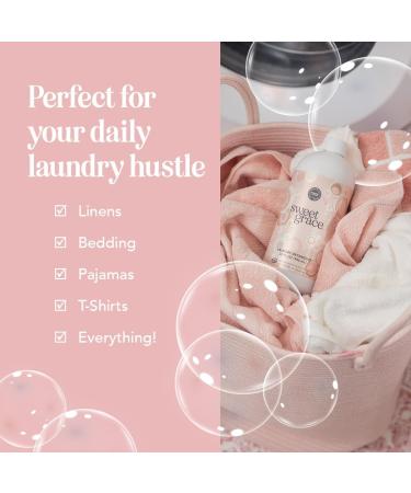 Bridgewater Candle Sweet Grace 32 oz Laundry Detergent | Luxury Scented Deep Cleaning | Powerful Fragrance for a Fresh Laundry Experience - Buy Online on SooperMarket.com
