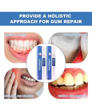 Fengyang 2PCs Gum Gel - Instant Gum Therapy & Restoration Gel for Healthy Gums | International Shipping Available - Buy Online on SooperMarket.com