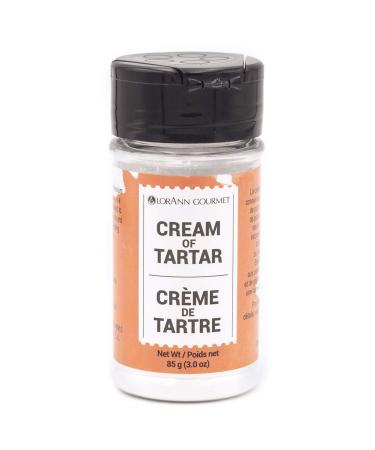 LorAnn Cream of Tartar (Potassium Bitartrate), 3oz.(85gr) Shaker jar