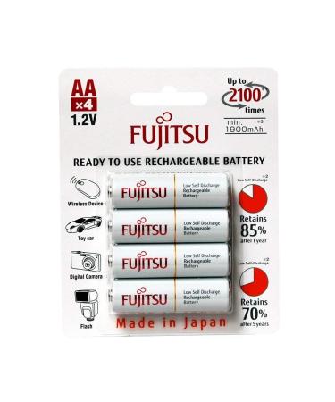 Fujitsu nickel-metal hydride rechargeable battery (blister pack) AA 1.2V 4-pack HR-3UTC (4B)