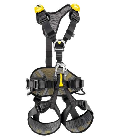 PETZL Unisex Avao Bod 2 Climbing Harnesses Black/Yellow EU