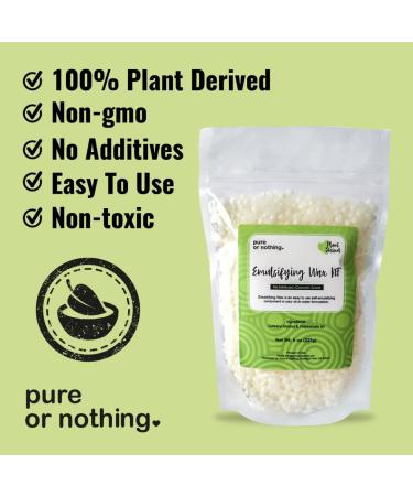 Non-GMO Emulsifying Wax NF Pastilles - 8 oz. | 100% Natural Plant Derived | Cosmetic Grade for Lotion Making | Made in USA - Buy Online on SooperMarket.com
