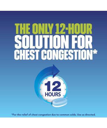 Mucinex Chest Congestion Guaifenesin 600 mg Tablets Expectorant (Cough Medicine) 40 Count - Buy Online on SooperMarket.com