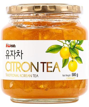 CNMART Traditional Korean Citron Tea 580g - Korean Flavour Jar by K-EATs (Pack of 2) - Buy Online on SooperMarket.com