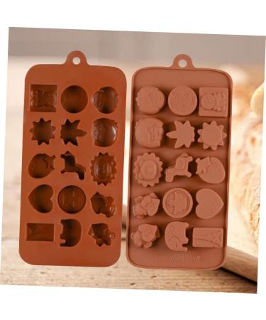 PRETYZOOM 15 Silicone Baking Molds Cupcake Decorate Bakeware Silicone Candy Molds Chocolate Candy Molds Cookie Pudding Non-Stick Mold Fudge Molds Small Animals Baking Supplies - Buy Online on SooperMarket.com