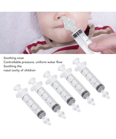 Nasal Irrigator Syringe for Infants - Safe, Professional, and Lightweight Nose Cleaner with Silicone Tip - 20ml - Buy Online on SooperMarket.com