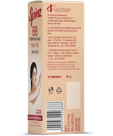Buy Spinz BB Talc 100g - Instant Glow for Spots & Blemishes | International Shipping Available - Buy Online on SooperMarket.com