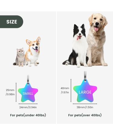 Personalized Yehanti Dog Tags - Engraved Stainless Steel Name Tags for Dogs Cats & Puppies - Custom Name Phone Address - International Shipping - Buy Online on SooperMarket.com