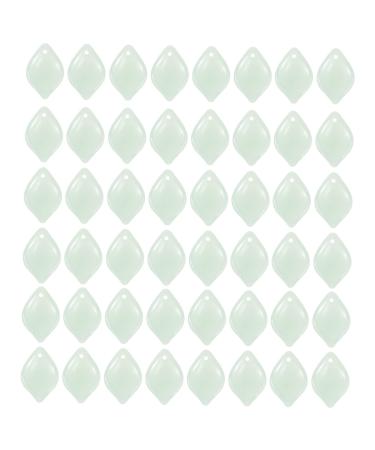VILLCASE 400 Pcs Glass Petals Pearl Necklace Charm for Bracelets Flower Petal for Jewelry Making Dainty Bracelets Flower Earring Charm Blossom Jewelry Flower Petal Charms Flowers Earrings