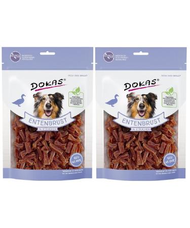 Dokas Dog DUCK BREAST in PIECES for dogs - double pack - 2 x 200g