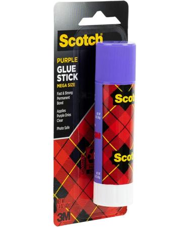 Scotch Mega Purple Glue Stick  1.4 oz  Acid Free and Non-Toxic (6108-MEGA) - Buy Online on SooperMarket.com