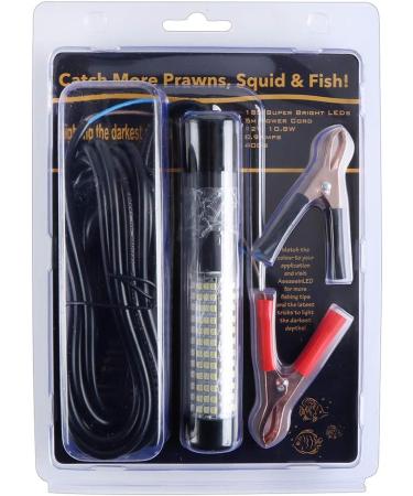 Goture 12V 10.8W White Blue Green LED Submersible Fishing Light | Fish Finder Lamp for Night Fishing | Freshwater Saltwater | 12m Cord - Buy Online on SooperMarket.com