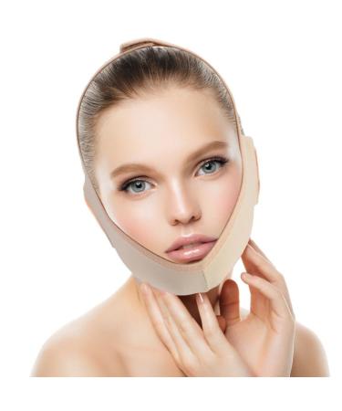 V facial mask V mask face losing weight mask facial lifting slimbelt v face cheek lifting kinn face lift mask double chin anti -aging & face bandage (m)