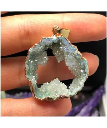 Crystal Rough Natural Crystal Rough Natural Blue Crystal Original Stone Crystal Necklace - Buy Online on SooperMarket.com