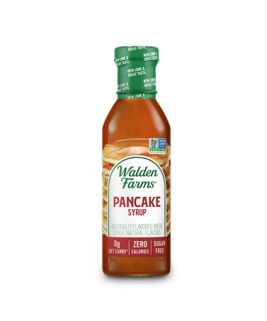 Walden Farms Pancake Syrup 12 oz. Sweet Syrup - Near Zero Fat, Sugar and Calorie - For Pancakes, Waffles, French Toast, Ice Cream, Desserts, Snacks, Appetizers and Many More 12 Fl Oz (Pack of 1)