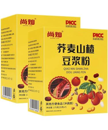 Buckwheat Hawthorn Soybean Milk Powder Instant Oatmeal Soup Nutritious Healthy and Full Meal Replacement Porridge Miscellaneous Cereals (2 Boxes) - Buy Online on SooperMarket.com