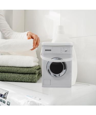 VILLCASE Washing Machine Shaped Laundry Container Large Capacity Metal Box Laundry Tin For Case With Handle Washing Box - Buy Online on SooperMarket.com