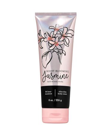 Bath and Body Works NIGHT BLOOMING JASMINE Ultra Shea Body Cream 8 Ounce  2020 Limited Edition Floral