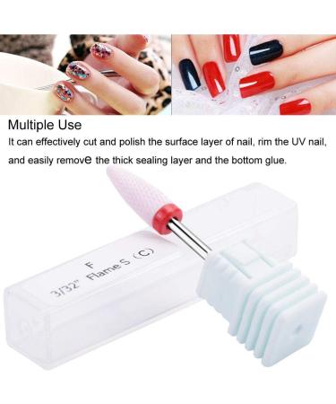 Professional Ceramic Nail Drill Bit for Manicure - Ideal for Grinding, Polishing, Peeling, and Carving - Nail Art Tool (02#) - Buy Online on SooperMarket.com