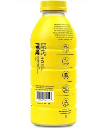 Zi Foam Prime Hydration Yellow Lemonade Drink By KSI & Logan Paul 500ml - US Import - Buy Online on SooperMarket.com