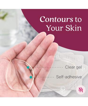 8 Pads Silicone Nipple Pads for Breastfeeding Soreness - Immediate Relief Nipple Gel Soothing Pads - Easy to Apply Gel Nipple Pads for Breastfeeding - Reusable Form Adjusting Breastfeeding Gel Pads - Buy Online on SooperMarket.com