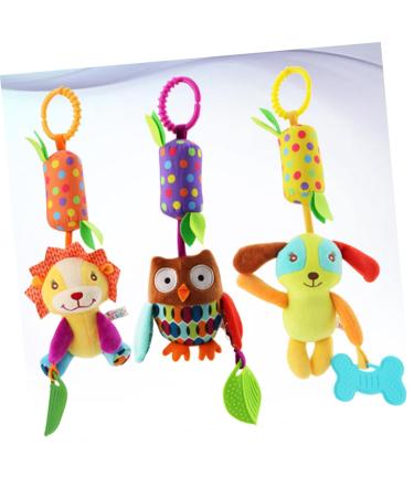 Bestonzon 3-in-1 Cartoon Toddler Toys - Rotating Bells & Bedtime Fun for Babies | International Shipping - Buy Online on SooperMarket.com