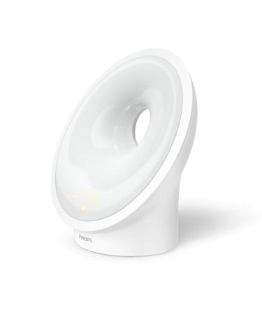 Philips Sleep & Wake-Up Light colored sunrise simulation 25 light intensity several tones and music midnight light relaxation and breathing function (model HF3651/01) without Connected functions single