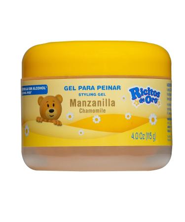 Ricitos de Oro Chamomile Hair Gel 3-Pack 4.05 Oz - Alcohol-Free Styling Gel with Chamomile Extract for Children - Non-Greasy Daily Use Hair Product - Buy Online on SooperMarket.com