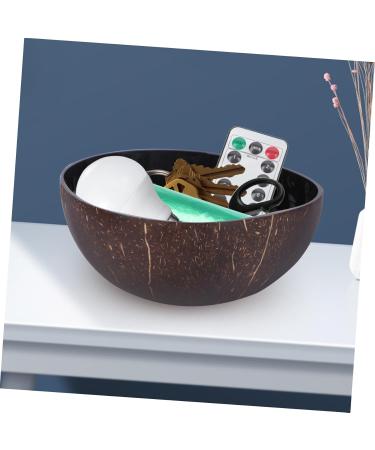 CORHAD Keychain Wood Tray Cereal Container Decor Key Storage Bowl Candy Container Salad Bowl Vietnam Fruit medium Silver - Buy Online on SooperMarket.com