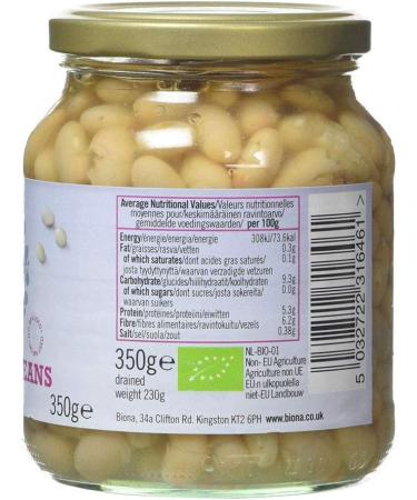 Biona Organic Haricot Beans 350 g - Buy Online on SooperMarket.com