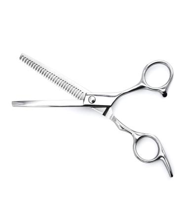Precorn Effy scissors for dogs & cats |On one side toothed scissors made of metal |Gentle dog care & thinning out |High quality dog cups |Display scissors dog |Animal hair cutter accessories