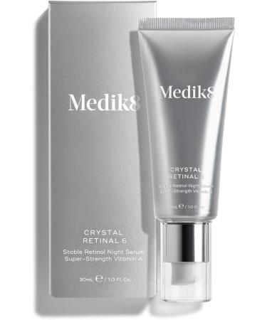 Medik8 Crystal Retinal 6 - Age-Defying Retinal Night Serum - Improves Wrinkles & Skin Firmness- 0.06% Retinal Strength - 11x Faster than Retinol - For Regular Vitamin A Users - 30ml - Buy Online on SooperMarket.com