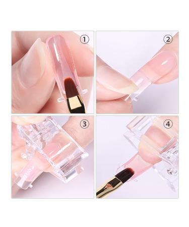 Sularpek 13 Pcs Nail Tips Clip - Gel Nail Clamps for Quick Building Nail Extension - DIY Manicure Nail Art Tool - Buy Online on SooperMarket.com