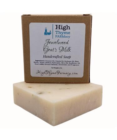 Jewelweed Goat's Milk & Oatmeal Soap - Handcrafted 5 Oz Goat Milk Soap Bar for Nourished Skin - Buy Online on SooperMarket.com
