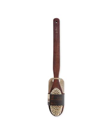 Urbana Spa Prive Men's Bamboo Charcoal Body Brush - Exfoliating Brush for Detoxifying and Rejuvenating Skin - Buy Online on SooperMarket.com