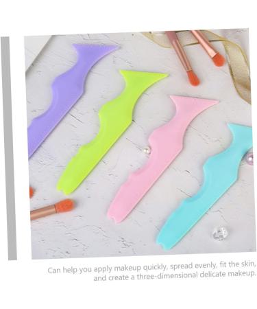 MAGICLULU 10 Pcs Silicone Beauty Ruler Eyeliner Pencil Eyelash Tool Eyebrow Guide Stencils Bevel Shield - Buy Online on SooperMarket.com