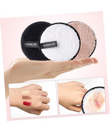 Buy Healeved 3pcs Clean Face Makeup Puff - Reusable Soft Cotton Facial Cleansing Rounds & Pads for Makeup Removal - Eco-Friendly & Durable - Buy Online on SooperMarket.com