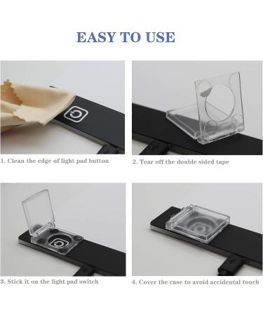 2PCS Diamond Painting Light Pad Switch Cover - Child Proof Safety Guard for Computer PC Desktop - Buy Online on SooperMarket.com